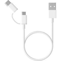 Xiaomi Originele Mi USB-C & Micro-USB naar USB kabel - 0,3 meter - Wit