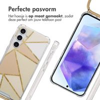 imoshion Design hoesje met koord Samsung Galaxy A55 - Beige Graphic