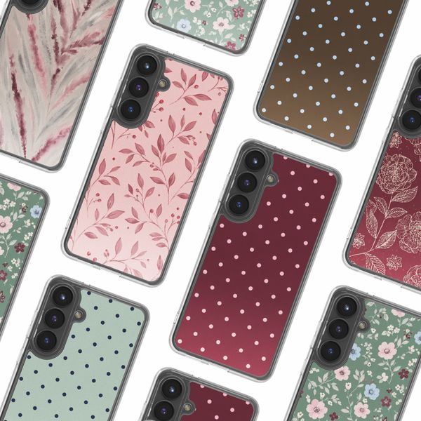 imoshion Design hoesje Samsung Galaxy S25 FE - Berry Love