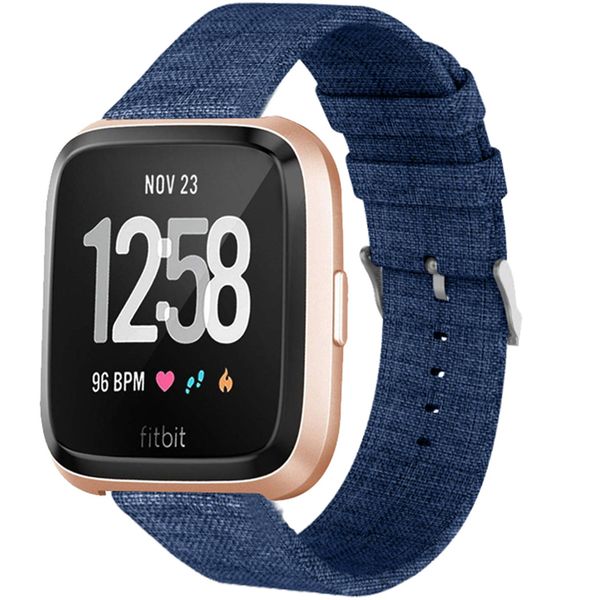 imoshion Nylon bandje Fitbit Versa 2 / Versa Lite - Blauw