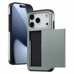 imoshion Backcover met pasjeshouder Apple iPhone 17 Pro - Groen