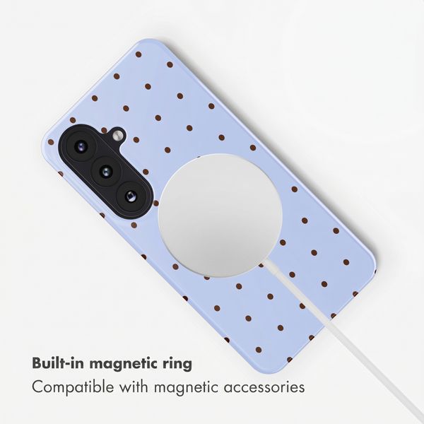 Selencia Vivid Back Cover with MagSafe Samsung Galaxy S26 - Happy Dots Digital Sky