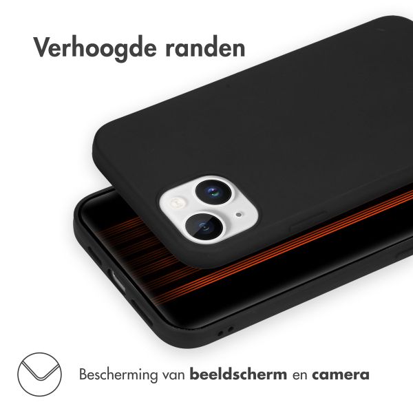 imoshion Color Backcover Apple iPhone 15 Plus - Zwart