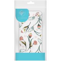 imoshion Design hoesje Samsung Galaxy A20e - Bloem - Roze / Groen