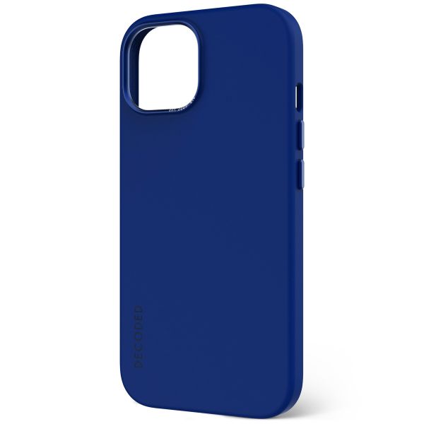 Decoded Silicone Backcover MagSafe iPhone 15 - Donkerblauw