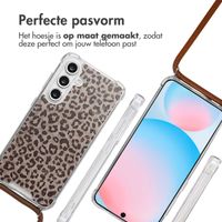 imoshion Design hoesje met koord Samsung Galaxy S24 FE - Leopard Mood