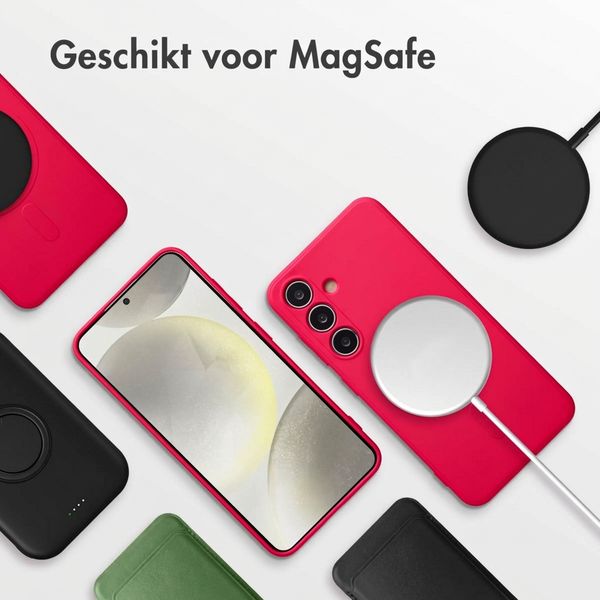 imoshion Color Backcover met MagSafe Samsung Galaxy S24 - Neon Pink