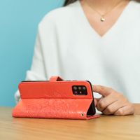 imoshion Mandala Bookcase Samsung Galaxy A72 - Rood