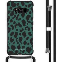 imoshion Design hoesje met koord Samsung Galaxy S8 - Luipaard - Groen / Zwart