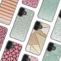 imoshion Design hoesje Apple iPhone 16 - Smoke Green Flowers