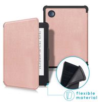 imoshion Slim Soft Case Bookcase Kobo Clara 2E / Tolino Shine 4 - Rosé Goud