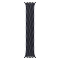 Apple Gevlochten solobandje Apple Watch | 44/45/46/49 mm - Maat 11 - Midnight
