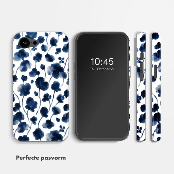 Selencia Vivid Backcover met MagSafe Apple iPhone 17e / 16e - Midnight Blossom