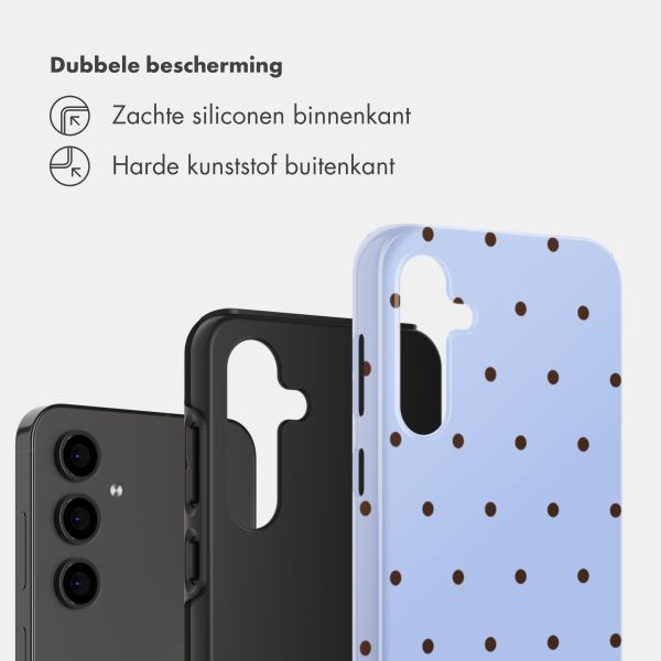 Selencia Vivid Backcover Samsung Galaxy S24 FE - Happy Dots Digital Sky