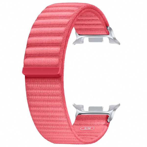 Samsung Originele Fabric Band Samsung Galaxy Watch 8 (40/44mm) / Classic (46mm) - S/M - Rood