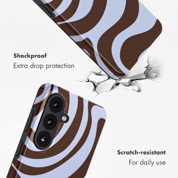 Selencia Vivid Case with MagSafe Samsung Galaxy S26 FE - Dream Swirl Chocolate