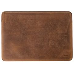 Accezz Leather Laptop hoes Apple MacBook 16 inch - Laptopsleeve - Cognac