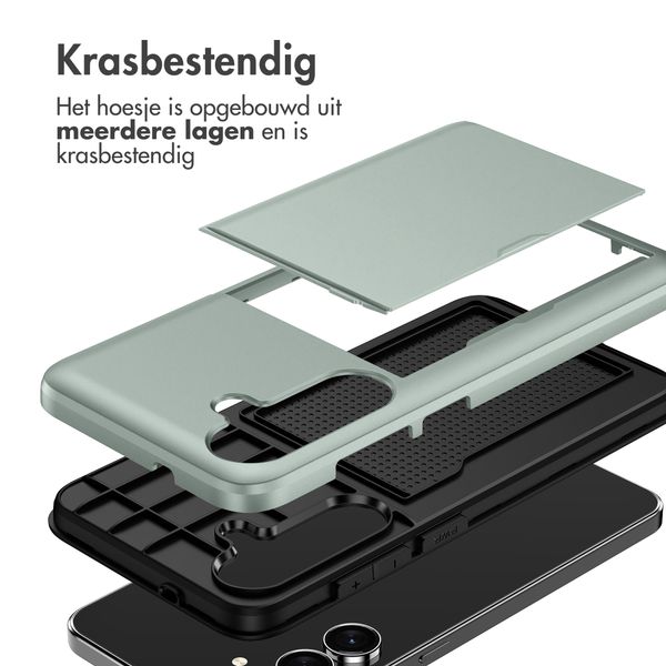 imoshion Backcover met pasjeshouder Samsung Galaxy S26 FE - Donkergroen