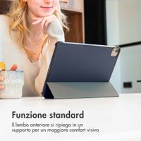 imoshion Trifold Bookcase Samsung Galaxy Tab A8 - Donkerblauw