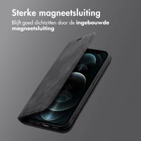 imoshion Slim Bookcase Apple iPhone 12 (Pro) - Zwart