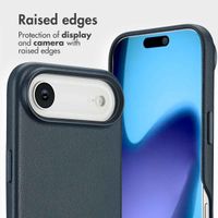 Accezz 2-in-1 Leather Bookcase with MagSafe Apple iPhone Air - Nightfall Blue