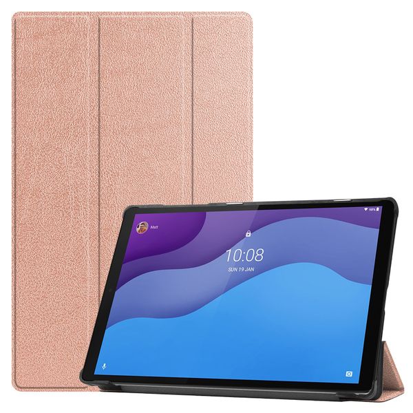 imoshion Trifold Bookcase Lenovo Tab M10 HD (2nd gen) - Rosé Goud