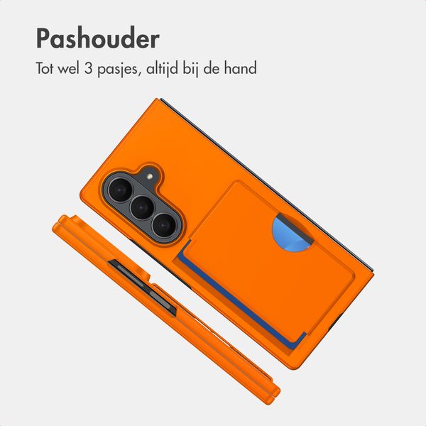 imoshion Backcover met pashouder Samsung Galaxy Z Fold 8 Ultra - Oranje