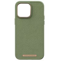 Njorð Collections Suède Comfort+ Case iPhone 14 Pro Max - Olive