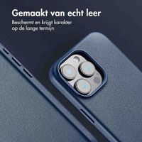 Accezz MagSafe Leather Backcover Apple iPhone 16 Pro Max - Nightfall Blue