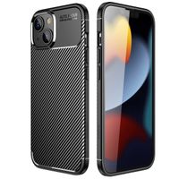 imoshion Carbon Softcase Backcover iPhone 14 Plus - Zwart