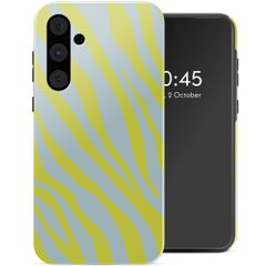 Selencia Vivid Backcover Samsung Galaxy A55 - Zebra Winter Sky Titanium Yellow