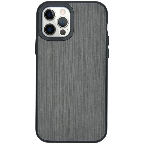 RhinoShield SolidSuit Backcover iPhone 12 (Pro) - Brushed Steel