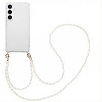 imoshion Backcover met koord + armband - Parels Samsung Galaxy S25 - Transparant