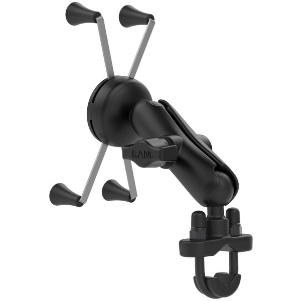 RAM Mounts X-Grip® U-Bolt telefoonhouder fiets/motor/scooter - Universeel - Groot - Zwart