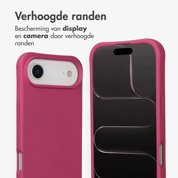 imoshion Color Backcover met afneembaar koord met MagSafe Apple iPhone Air - Raspberry