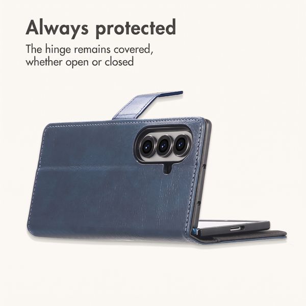imoshion Luxury Bookcase Samsung Galaxy Z Fold 8 Ultra - Dark Blue
