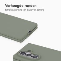 Accezz Liquid Silicone Backcover Samsung Galaxy Z Fold 8 Ultra - Cooper Green