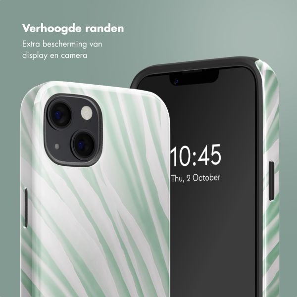 Selencia Vivid Backcover met MagSafe Apple iPhone 13 - Nature Grayed Jade