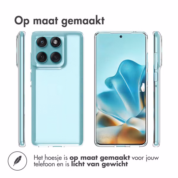 Accezz Clear Backcover Motorola Edge 60 Fusion - Transparant