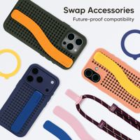 Callbuddy Hoesje met Strap Apple iPhone 17 Pro - Camo Orange