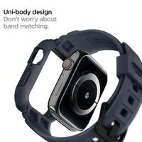 Spigen Rugged Armor™ Pro case Apple Watch 44 mm / 45 mm - Donkerblauw