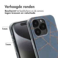 imoshion Design hoesje Apple iPhone 15 Pro - Blue Graphic