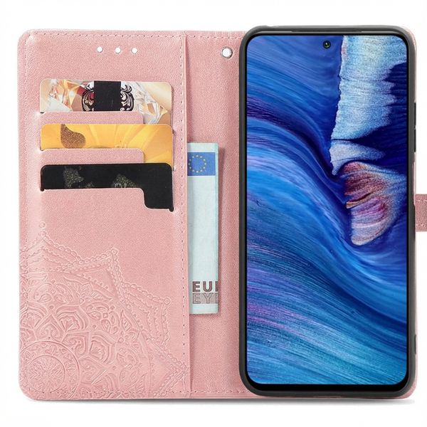 imoshion Mandala Bookcase Xiaomi Redmi Note 10 (5G) - Rosé Goud