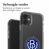Clear Backcover Apple iPhone 11 - ASV Blauw-Wit