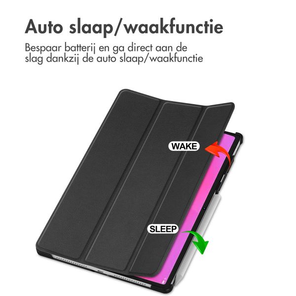 imoshion Trifold Bookcase Lenovo Yoga Tab Plus (2025) - Zwart