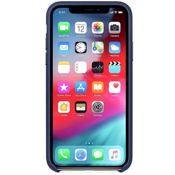 Apple Silicone Backcover iPhone Xs Max - Midnight Blue