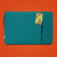imoshion Laptop sleeve with storage pocket 13 inch - Petrol Green