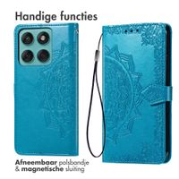 imoshion Mandala Bookcase Motorola Moto G57 Power - Turquoise