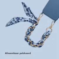 Selencia Luxe Polskoord met Sjaal - Blauw