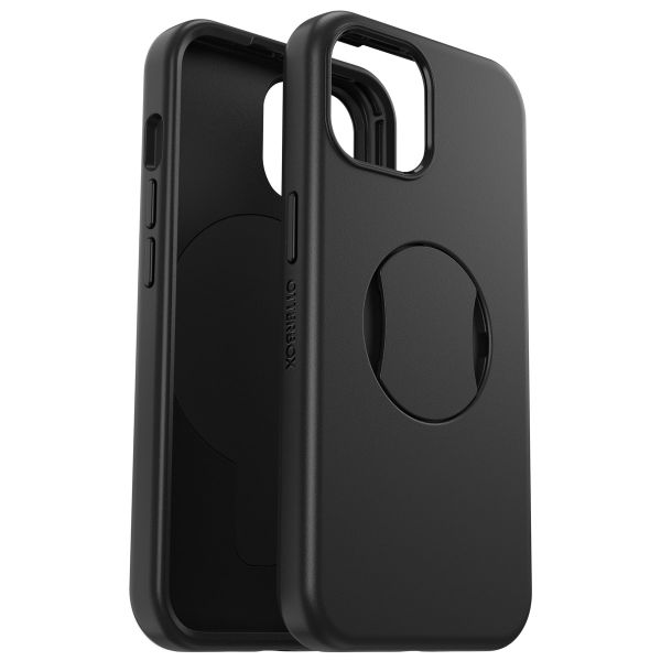 OtterBox Otter + Pop Symmetry Backcover iPhone 15 - Zwart